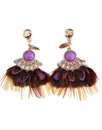 Feather Statement Earrings